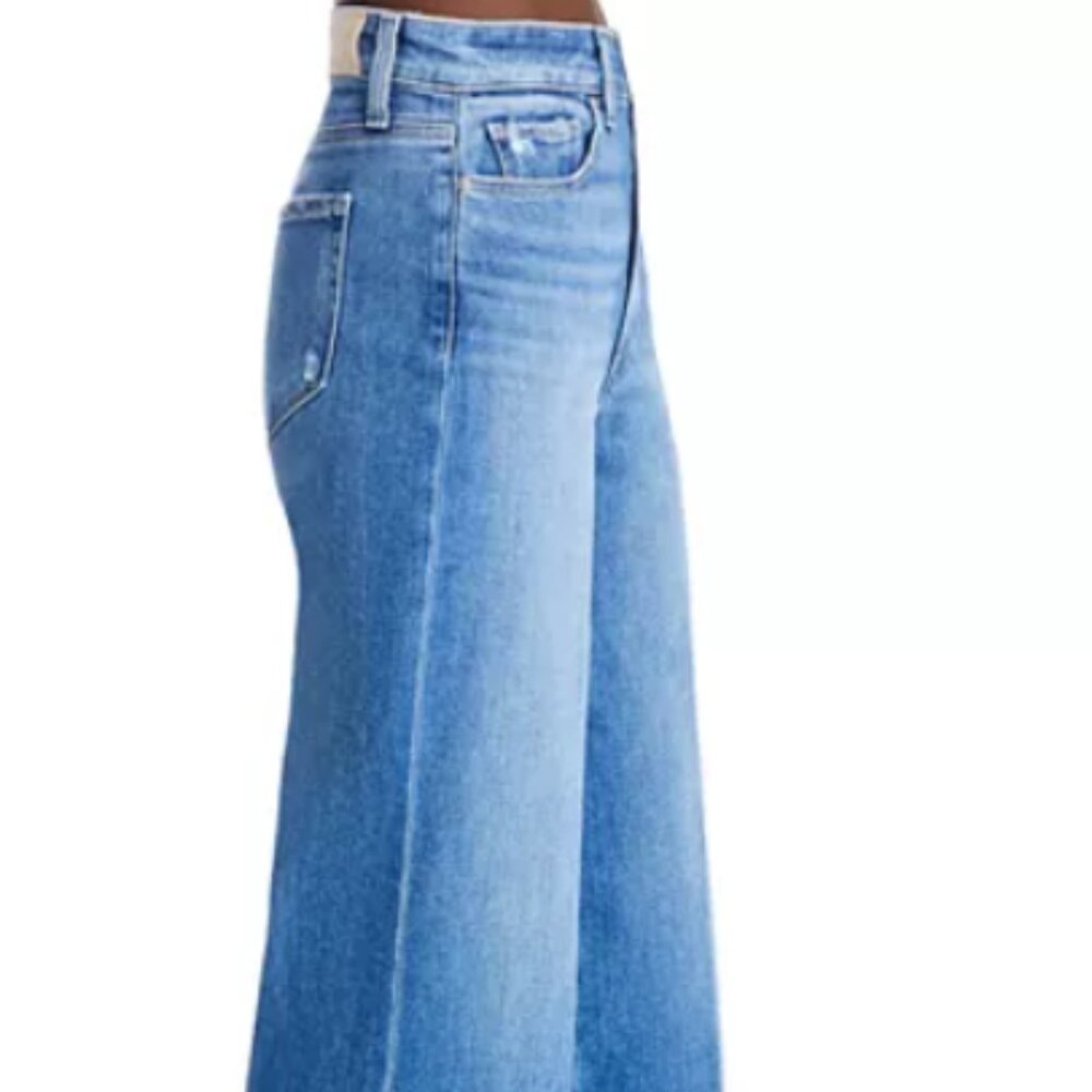 PAIGE Women's High Rise Jeans - Light Blue - Picture 2 of 8